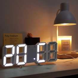 3D Large LED Digital Wall Clock