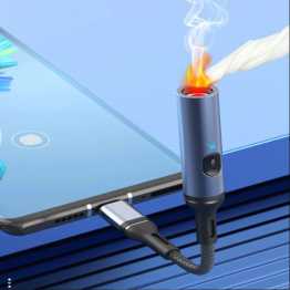 USB Type-C Mini Windproof Cigarette Lighter